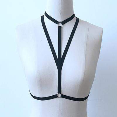Moonlit Butterfly Sexy Body Gothic Harness