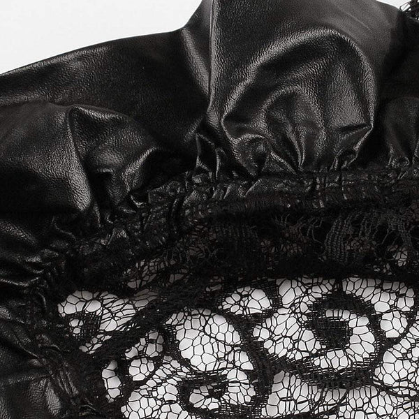 Gothic Black Lacework Shawl