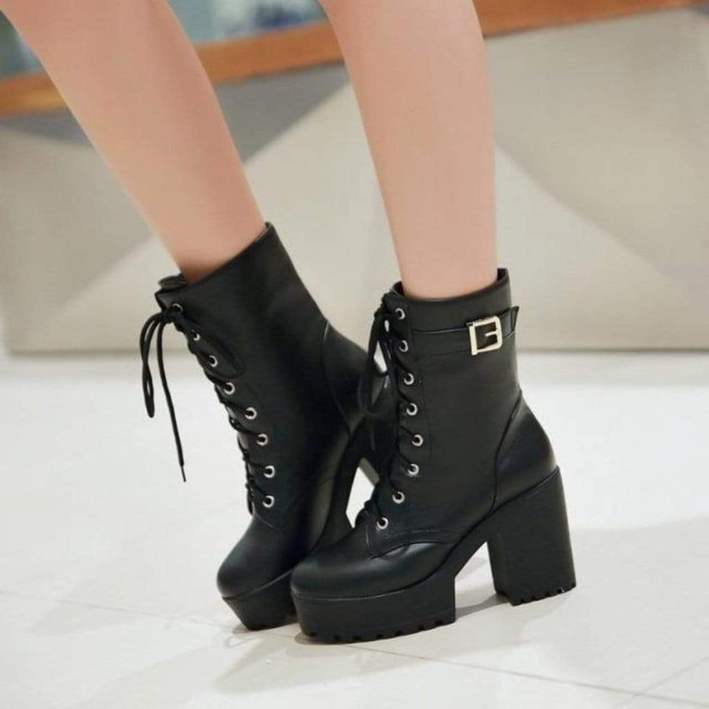 The Inheritors Ankle Boots - Gothic Babe Co