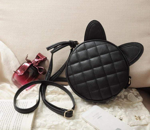 Cute Cat Leather Gothic Purse