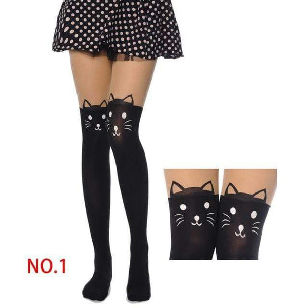 NO MIRACLE SHEER GOTHIC TIGHTS