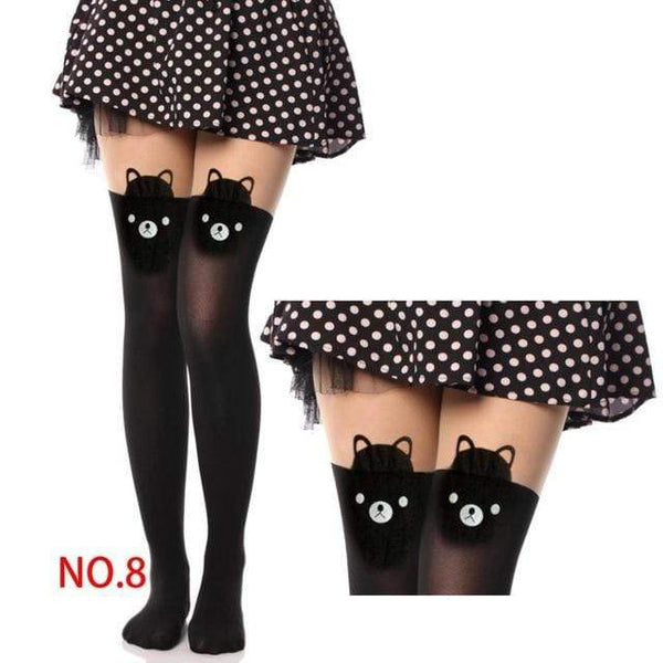 NO MIRACLE SHEER GOTHIC TIGHTS