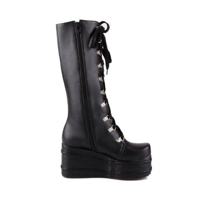 Stack Pack Platform Gothic Boots