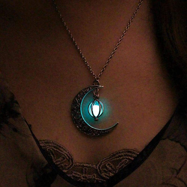 Glowing Moon Goddess Necklace