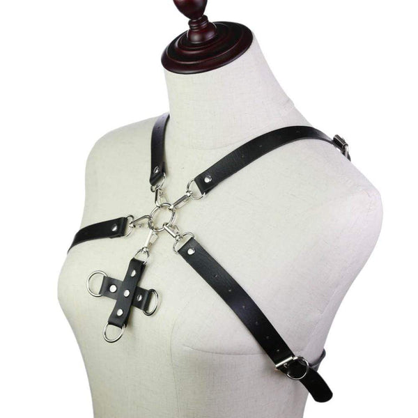 Cross of Revelation Leather Harness