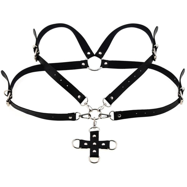 Cross of Revelation Leather Harness