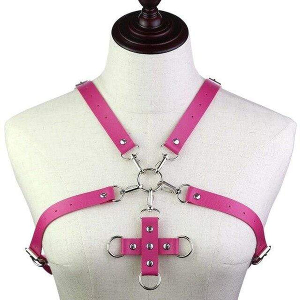 Cross of Revelation Leather Harness