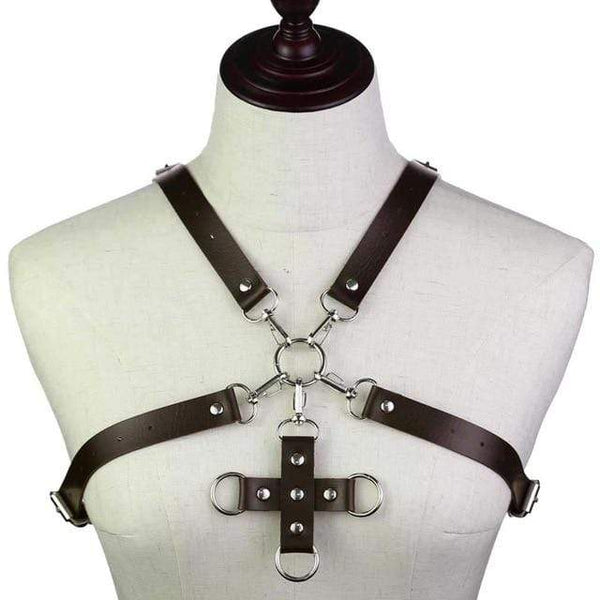 Cross of Revelation Leather Harness