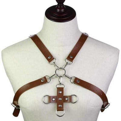 Cross of Revelation Leather Harness