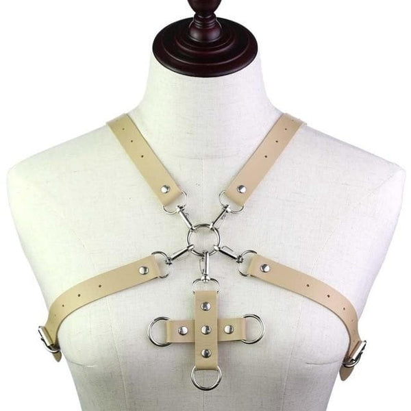 Cross of Revelation Leather Harness