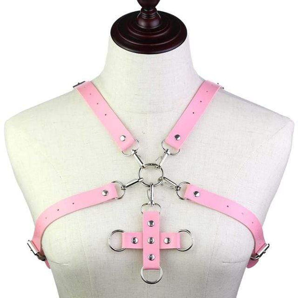 Cross of Revelation Leather Harness