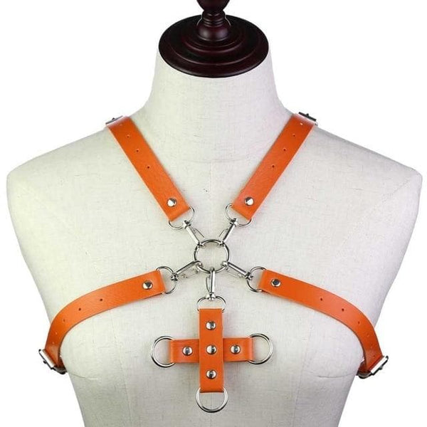 Cross of Revelation Leather Harness