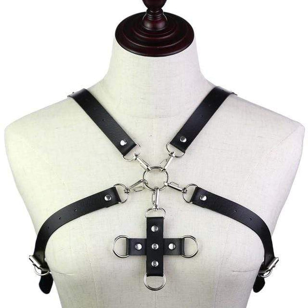 Cross of Revelation Leather Harness