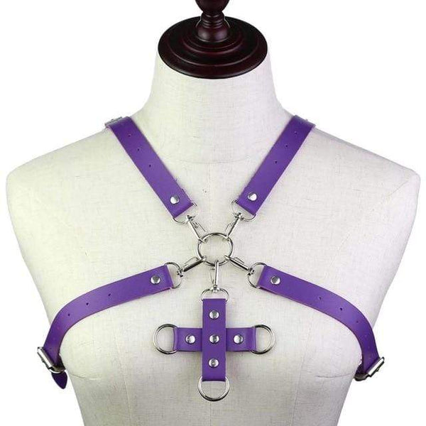 Cross of Revelation Leather Harness