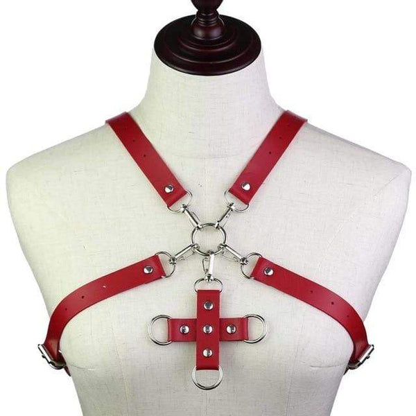 Cross of Revelation Leather Harness