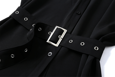 Black Suspender Dress