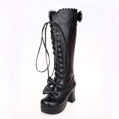Lolita Bowtie Boots