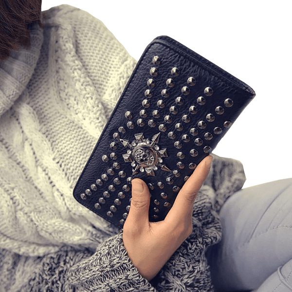 Rivet Skull Wallet