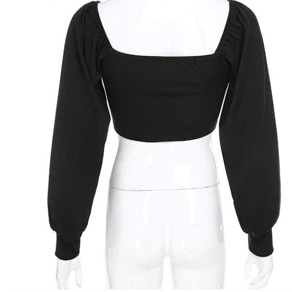 Death's Door Puff Sleeved Top