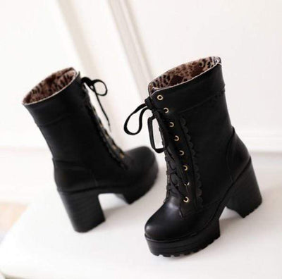 Lolita High-Heel Boots