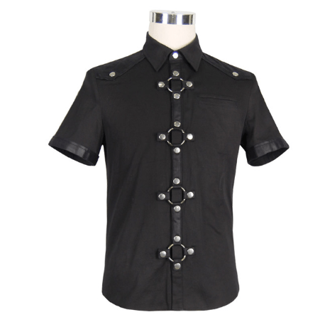 Devil Steampunk Black Shirt